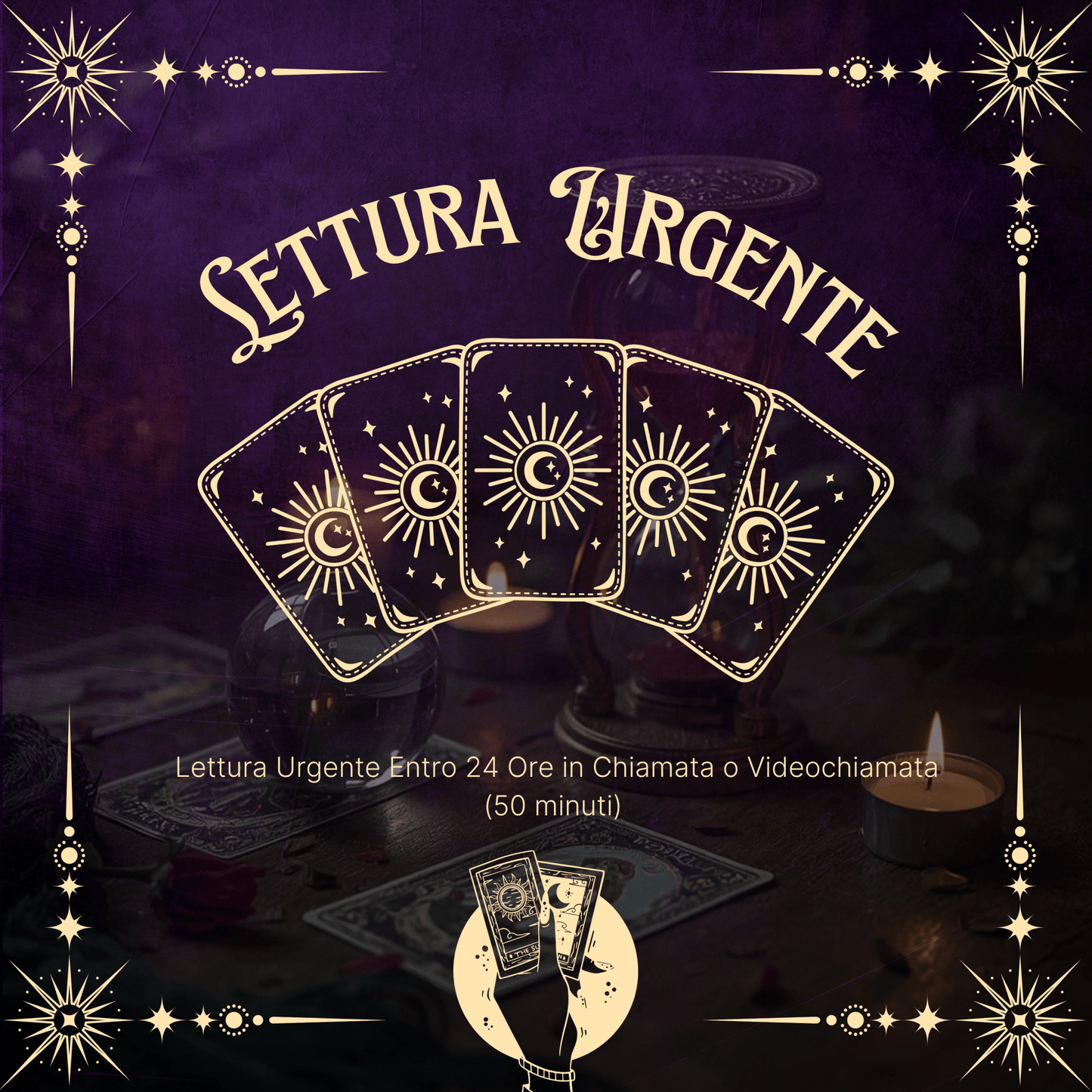 Lettura Urgente Entro 24 Ore in Chiamata o Videochiamata (50 minuti)