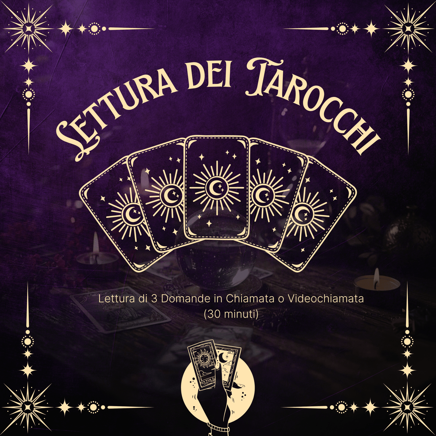 Lettura di 3 Domande in Chiamata o Videochiamata (30 minuti)