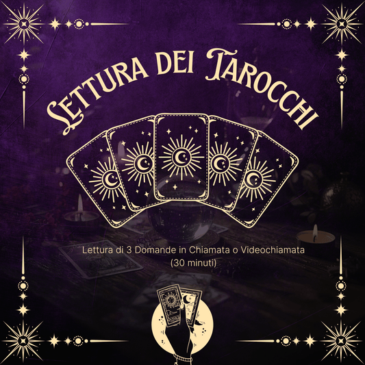 Lettura di 3 Domande in Chiamata o Videochiamata (30 minuti)