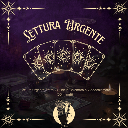 Lettura Urgente Entro 24 Ore in Chiamata o Videochiamata (50 minuti)